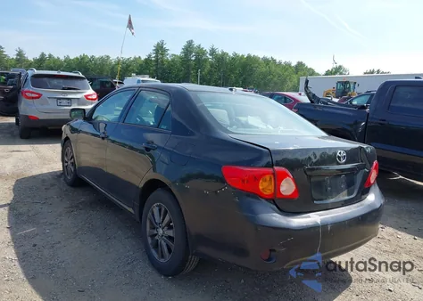 2009 Toyota Corolla Le z USA, uszkodzony, nr VIN 2T1BU40E99C062855